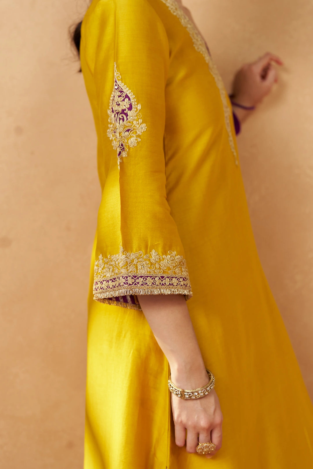 Liana Mustard Chauga with Salwar with Dupatta