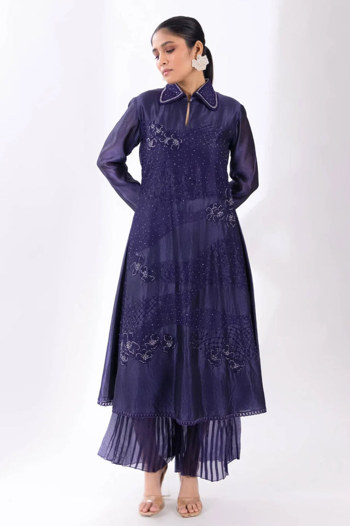 Anchor A-Line Kurta With Pant