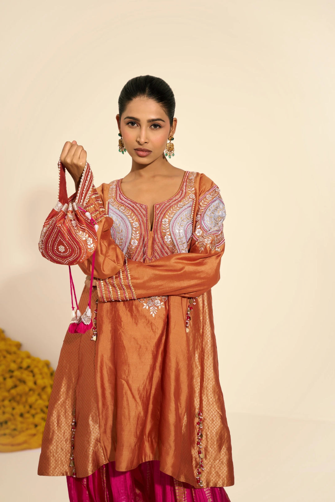 Classic Rust Kurta set