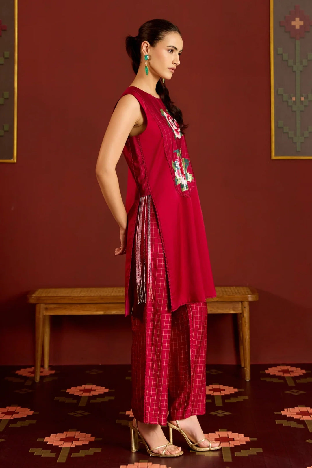 Maroon Long Box Cord