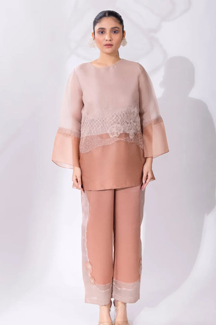 Cloud Colour Block A-Line Top & Pant