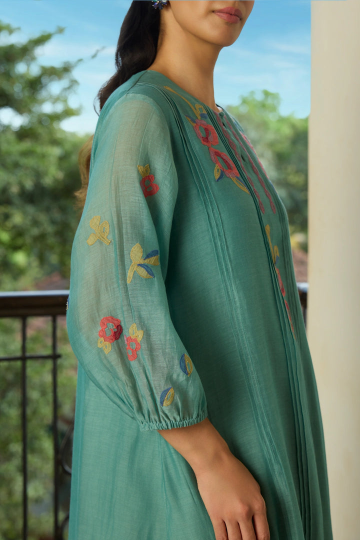 Aqua Applique Co-ord Set