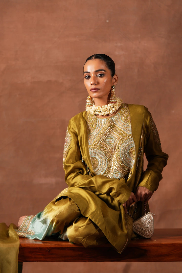 Ombre Kurta Set