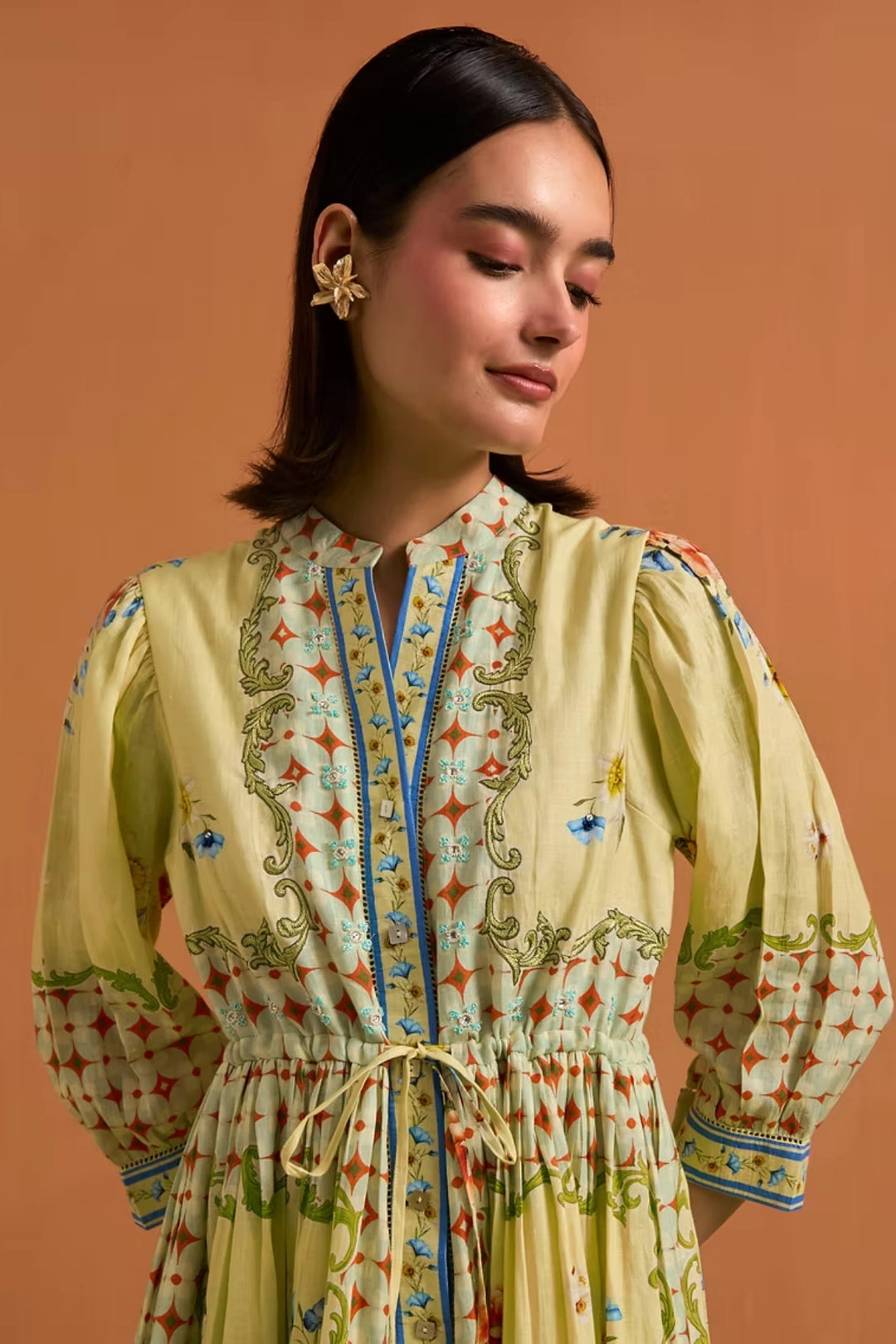 Verdant String Dress- Fun yellow