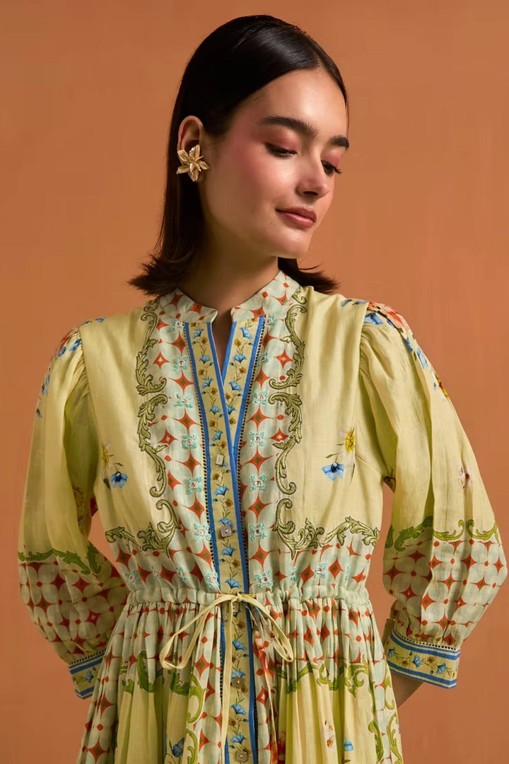Verdant String Dress- Fun yellow