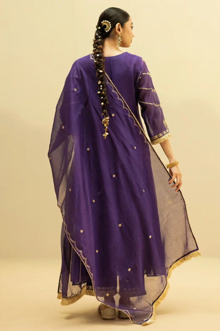 Chaandbali Mul Chanderi Aline Kurta Set