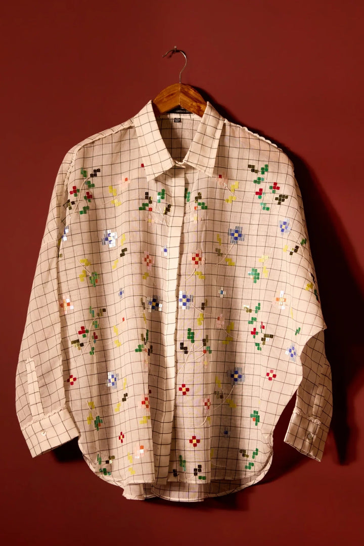 White Jaal Kimono