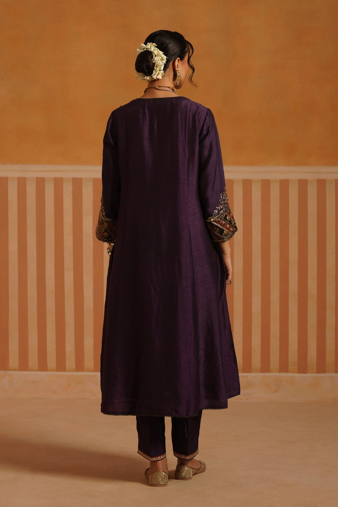 Purple kurta Set
