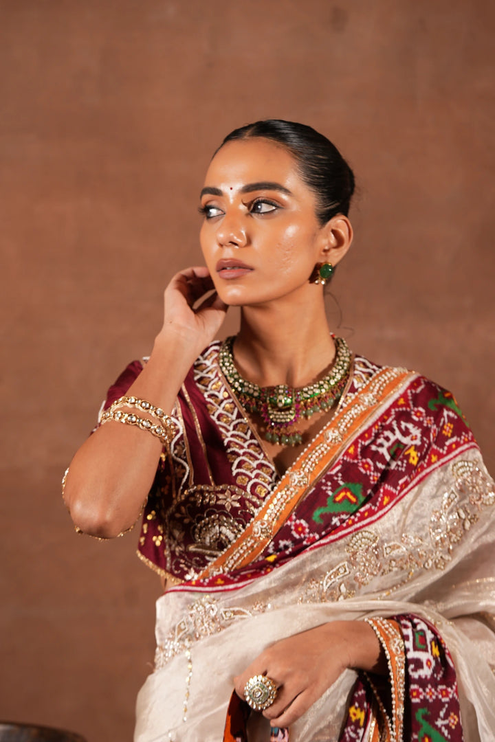 Classic Double Ikat Saree
