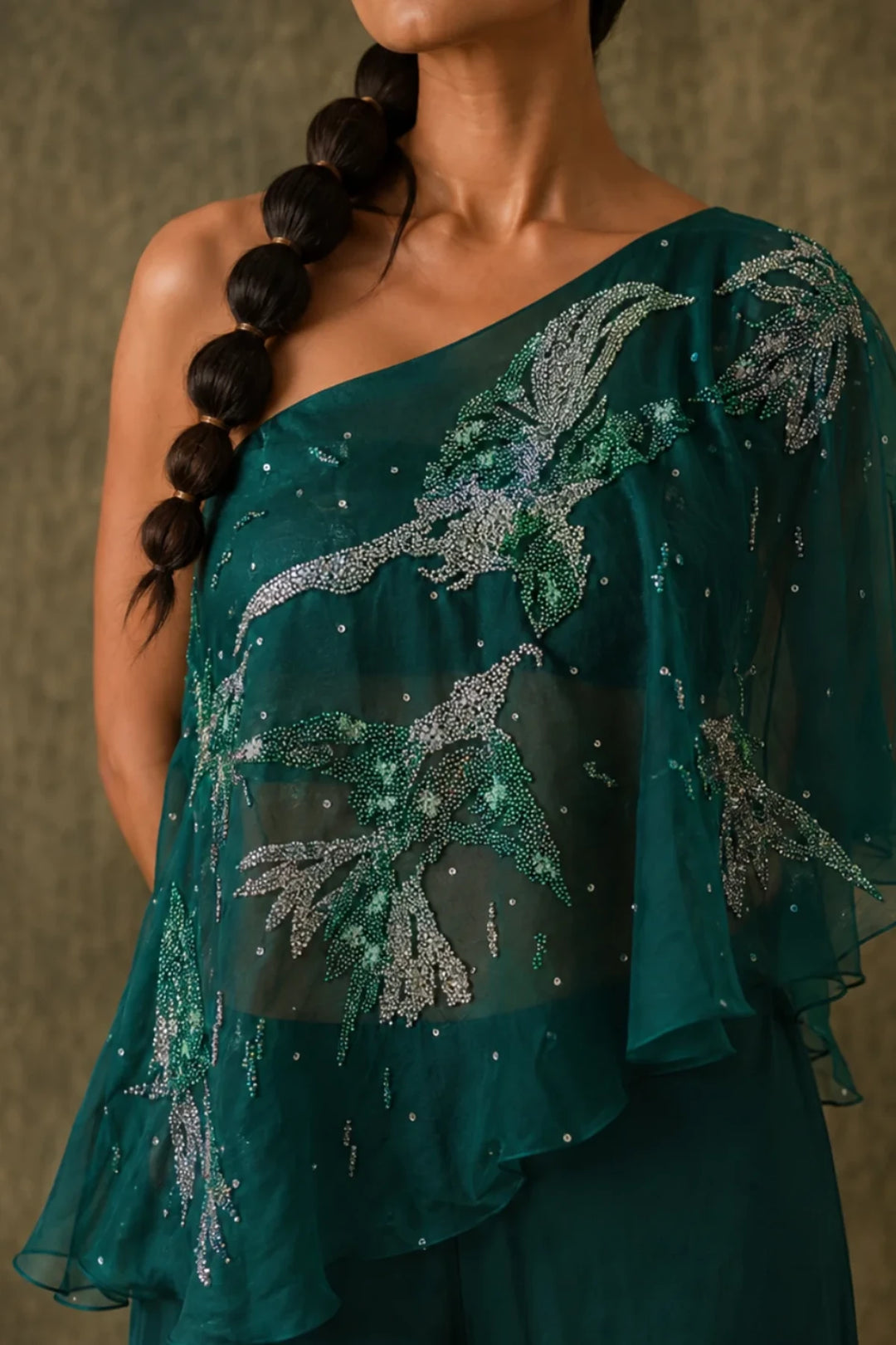The Canopy One-Shoulder Cape