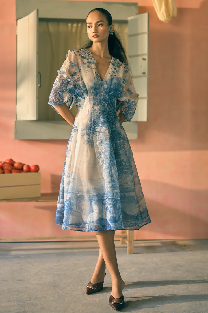 Porto Tintic Toile Dress