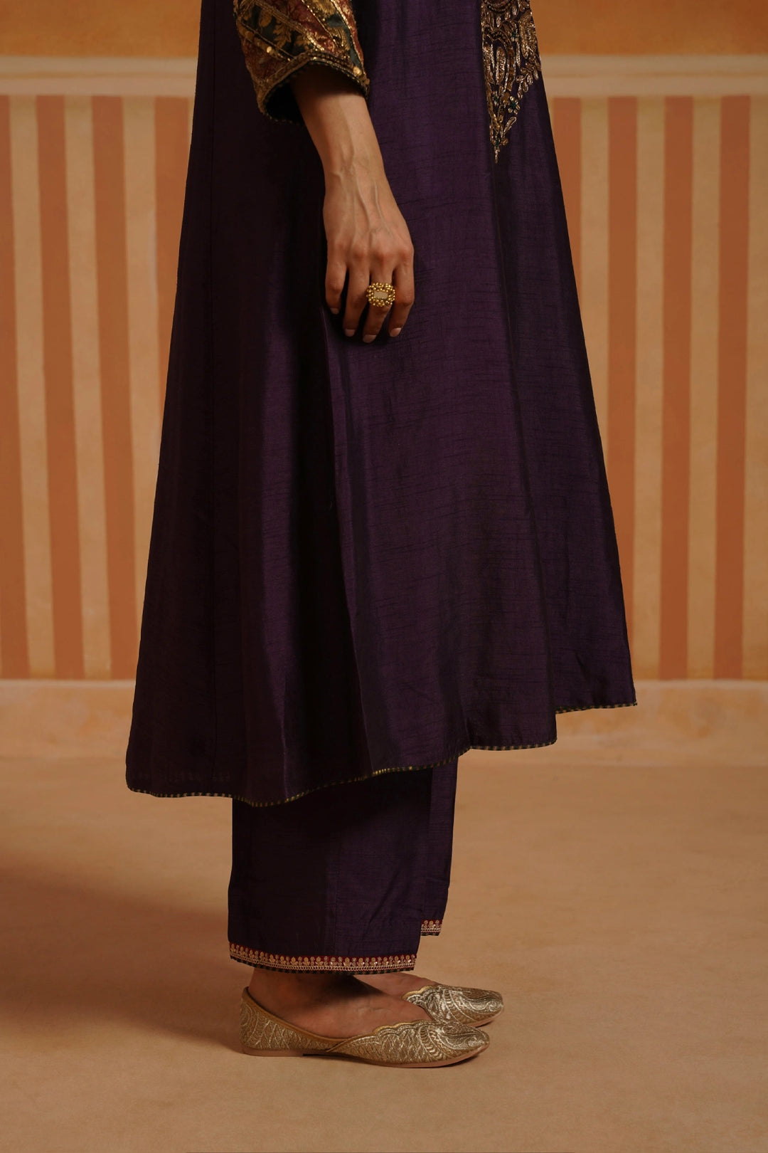 Purple kurta Set