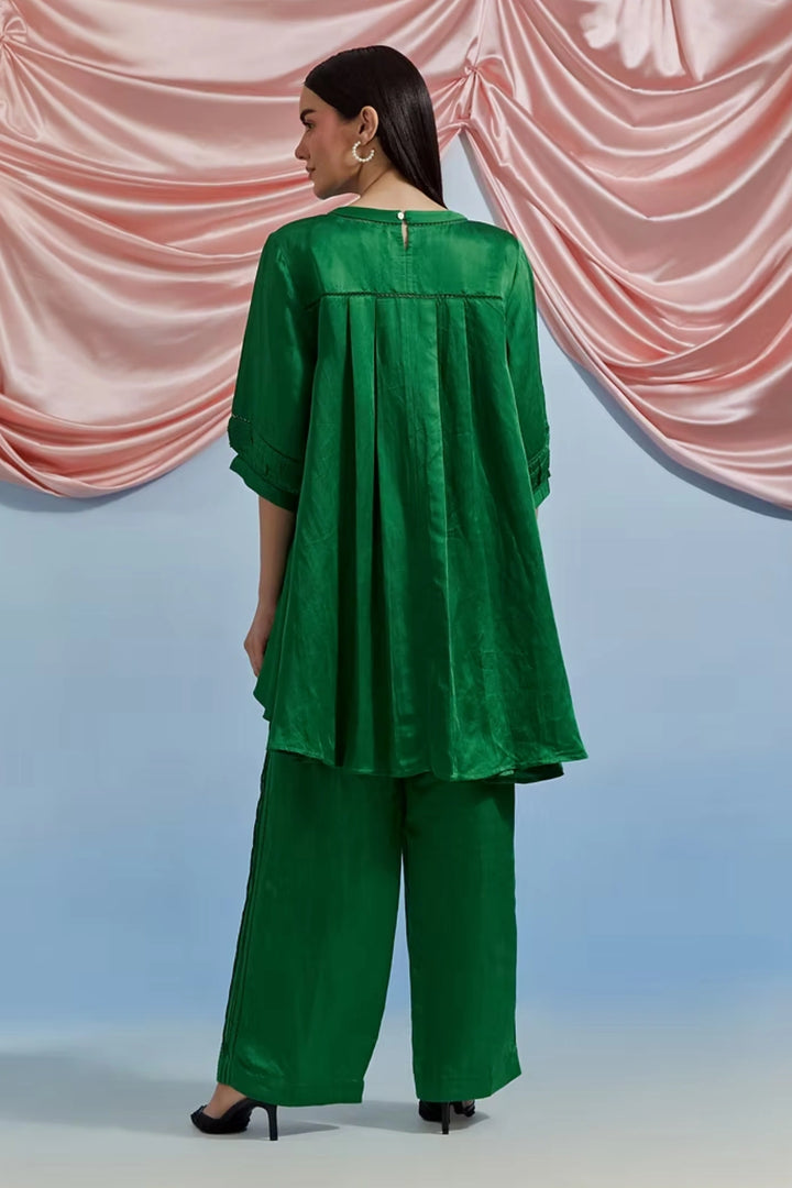 Swayer Top & Trouser Set - Forest Green
