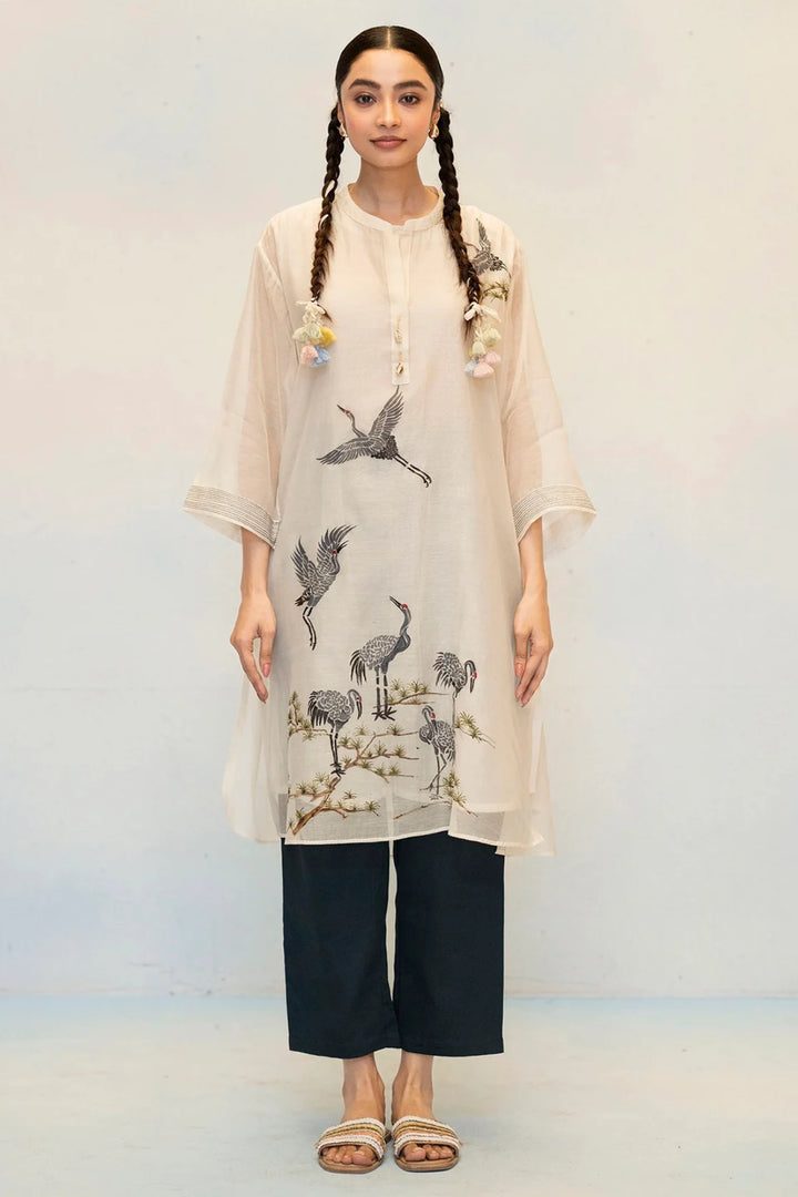 Rosh Mul Chanderi Co-ord Set