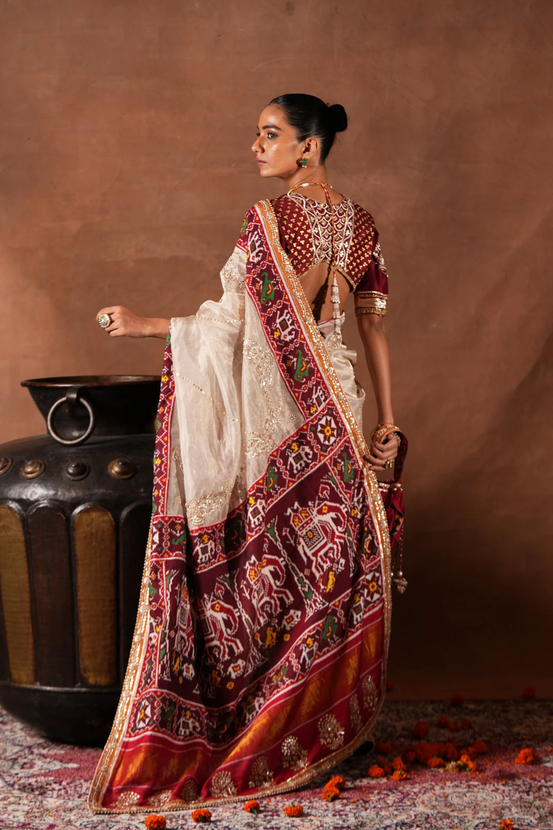 Classic Double Ikat Saree
