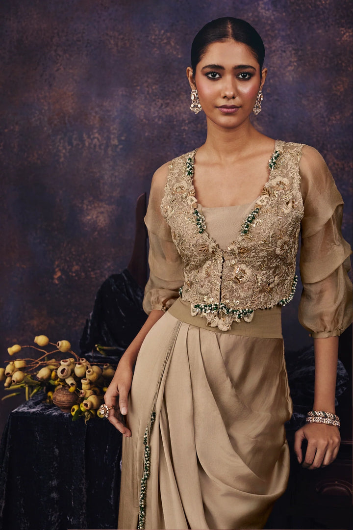 UP Mukesh Jacket Set