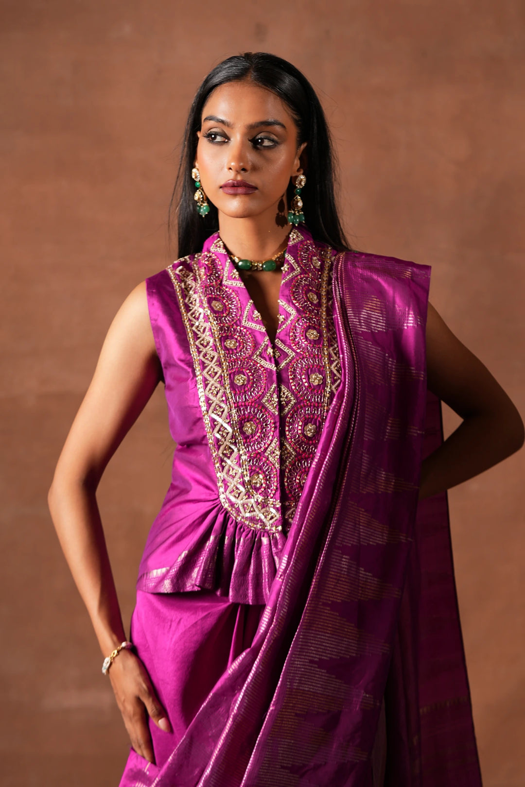 The Brocade Drape Saree