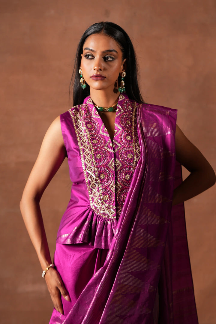 The Brocade Drape Saree