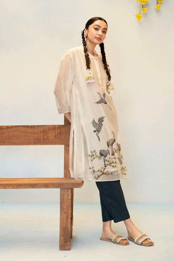 Rosh Mul Chanderi Co-ord Set