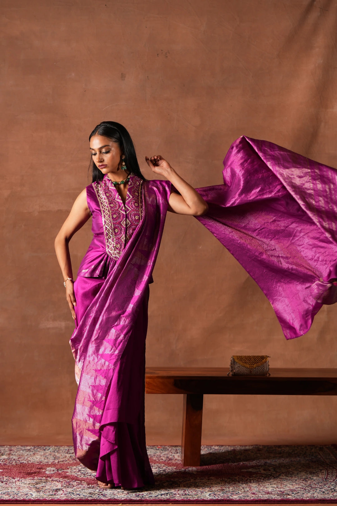 The Brocade Drape Saree