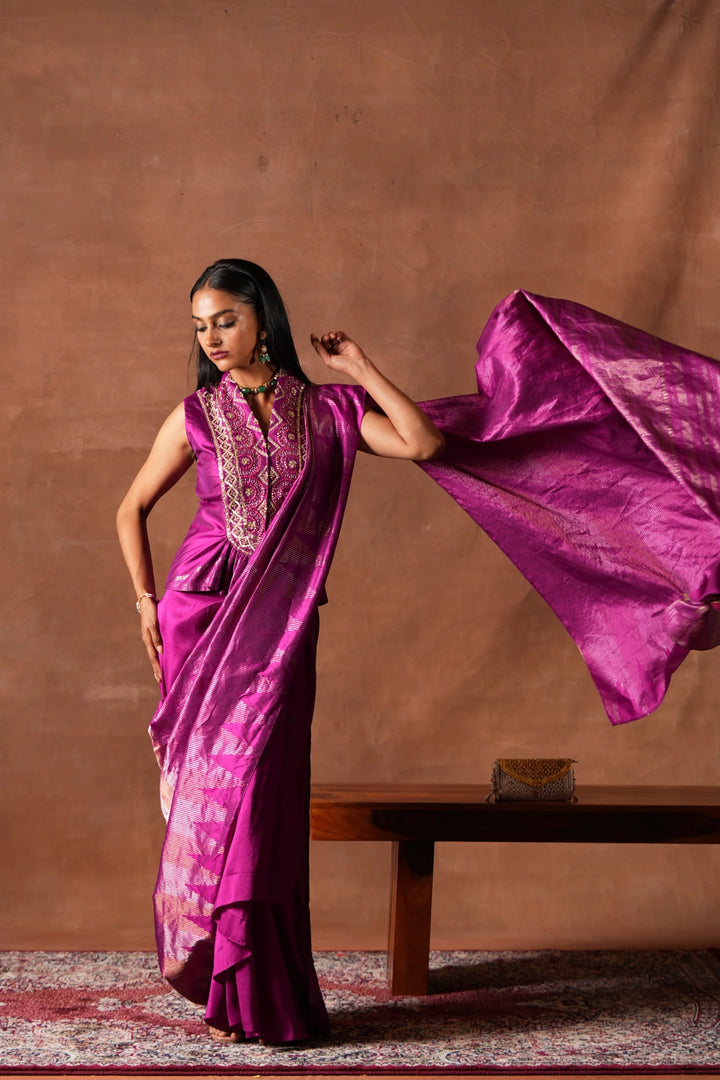 The Brocade Drape Saree