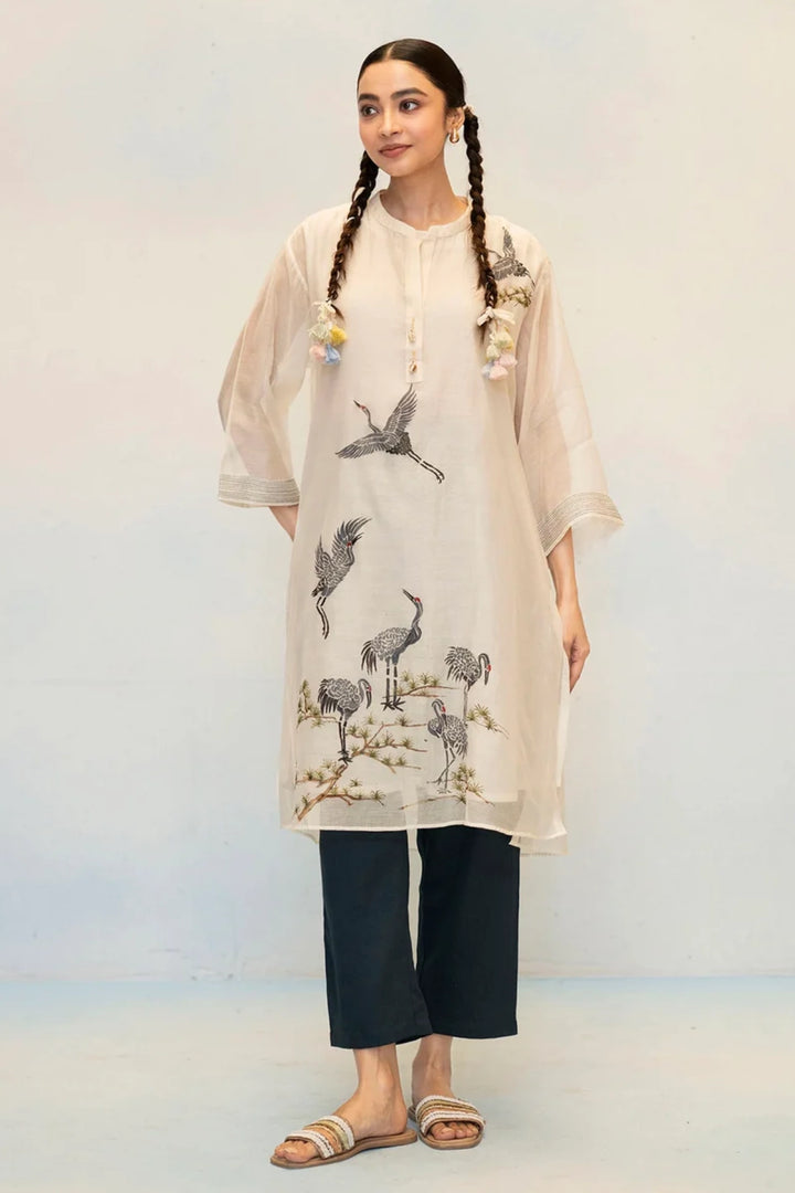 Rosh Mul Chanderi Co-ord Set