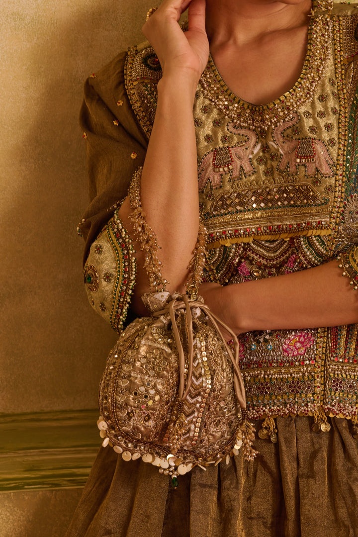 Ruhani Potli - Vintage Gold