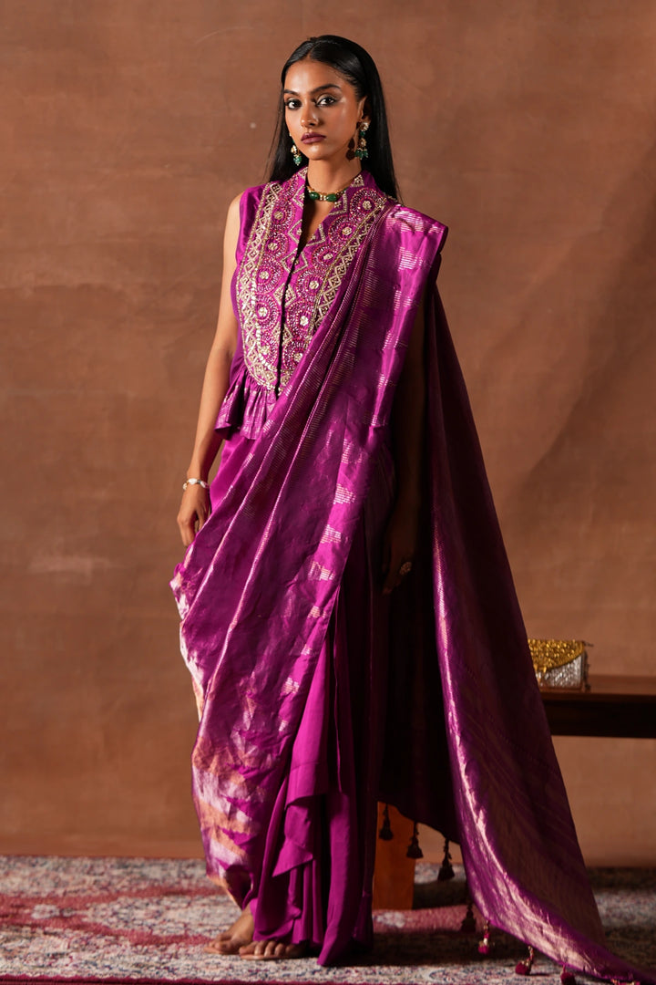 The Brocade Drape Saree