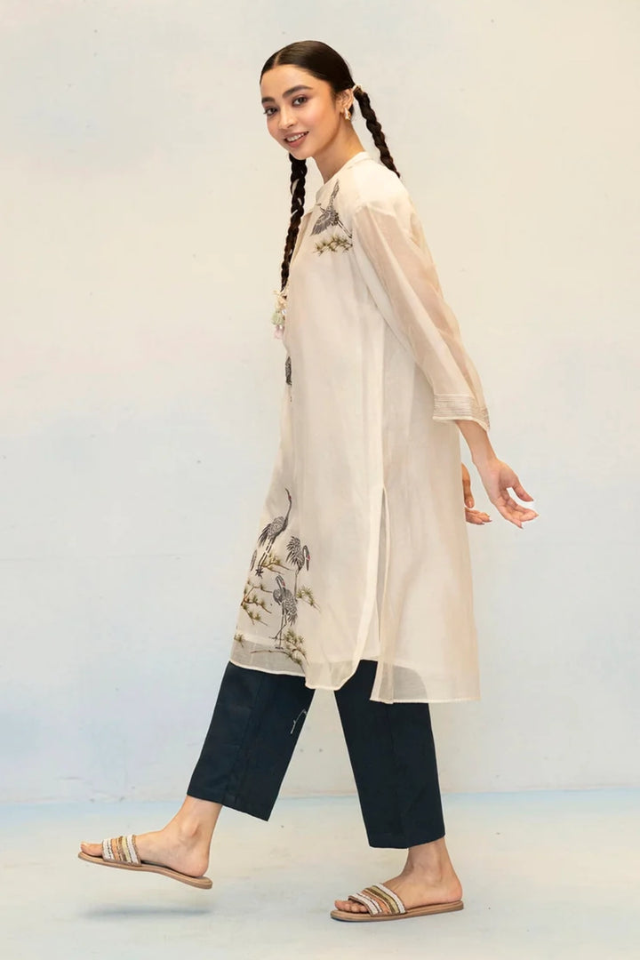 Rosh Mul Chanderi Co-ord Set