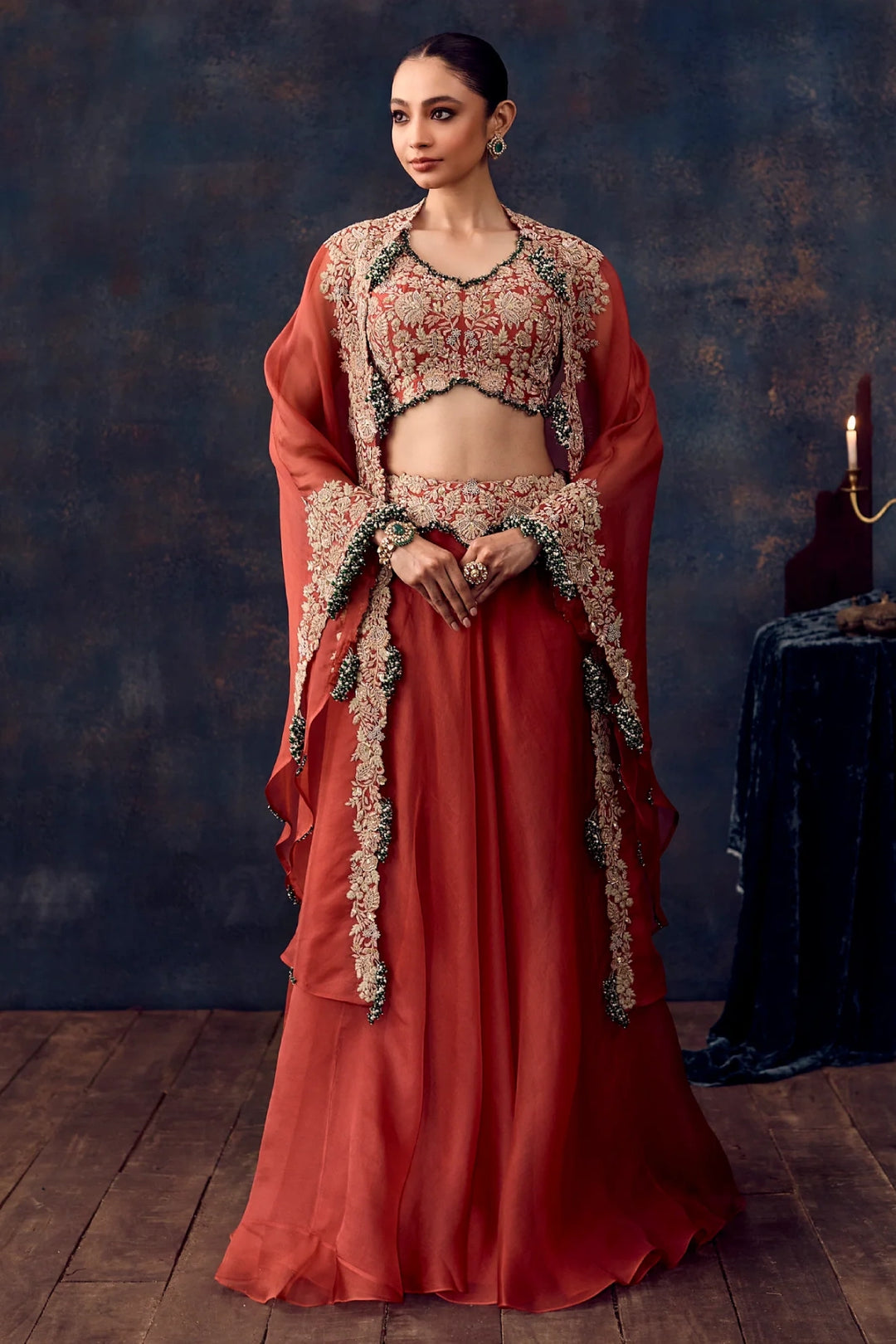 AS Maal Resham Skirt Set