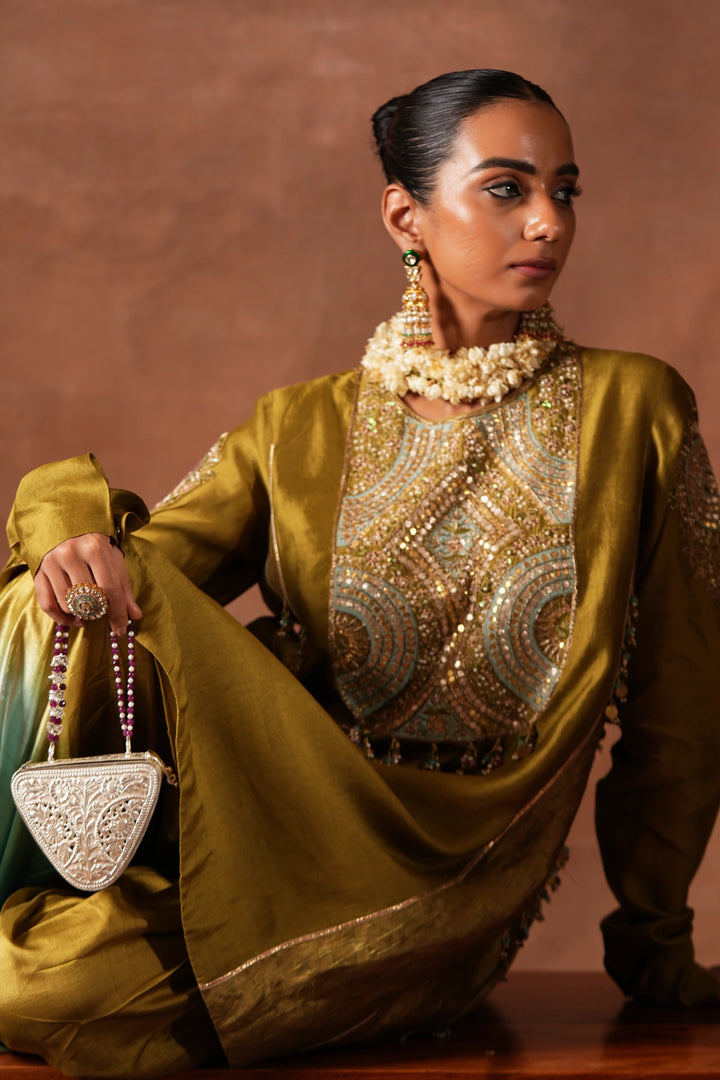 Ombre Kurta Set