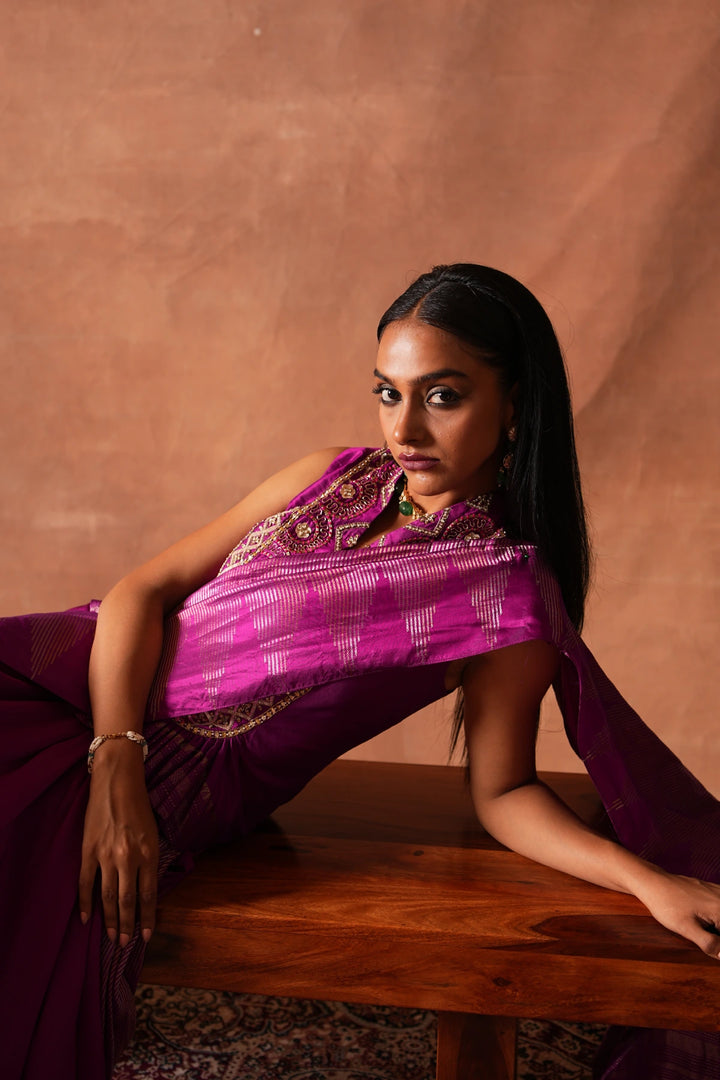 The Brocade Drape Saree