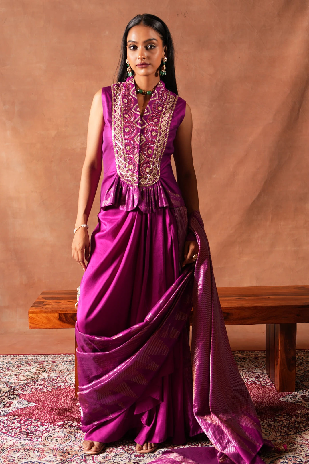 The Brocade Drape Saree