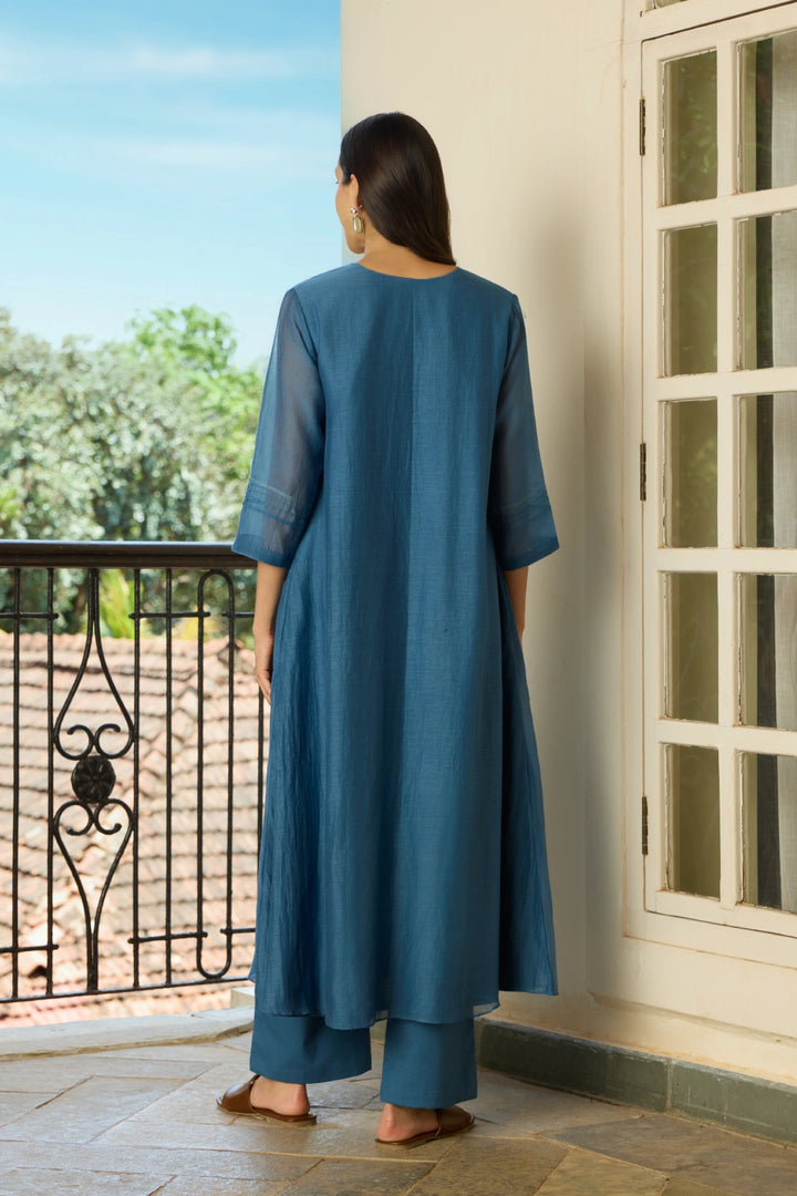 Indigo Applique Co-ord Set