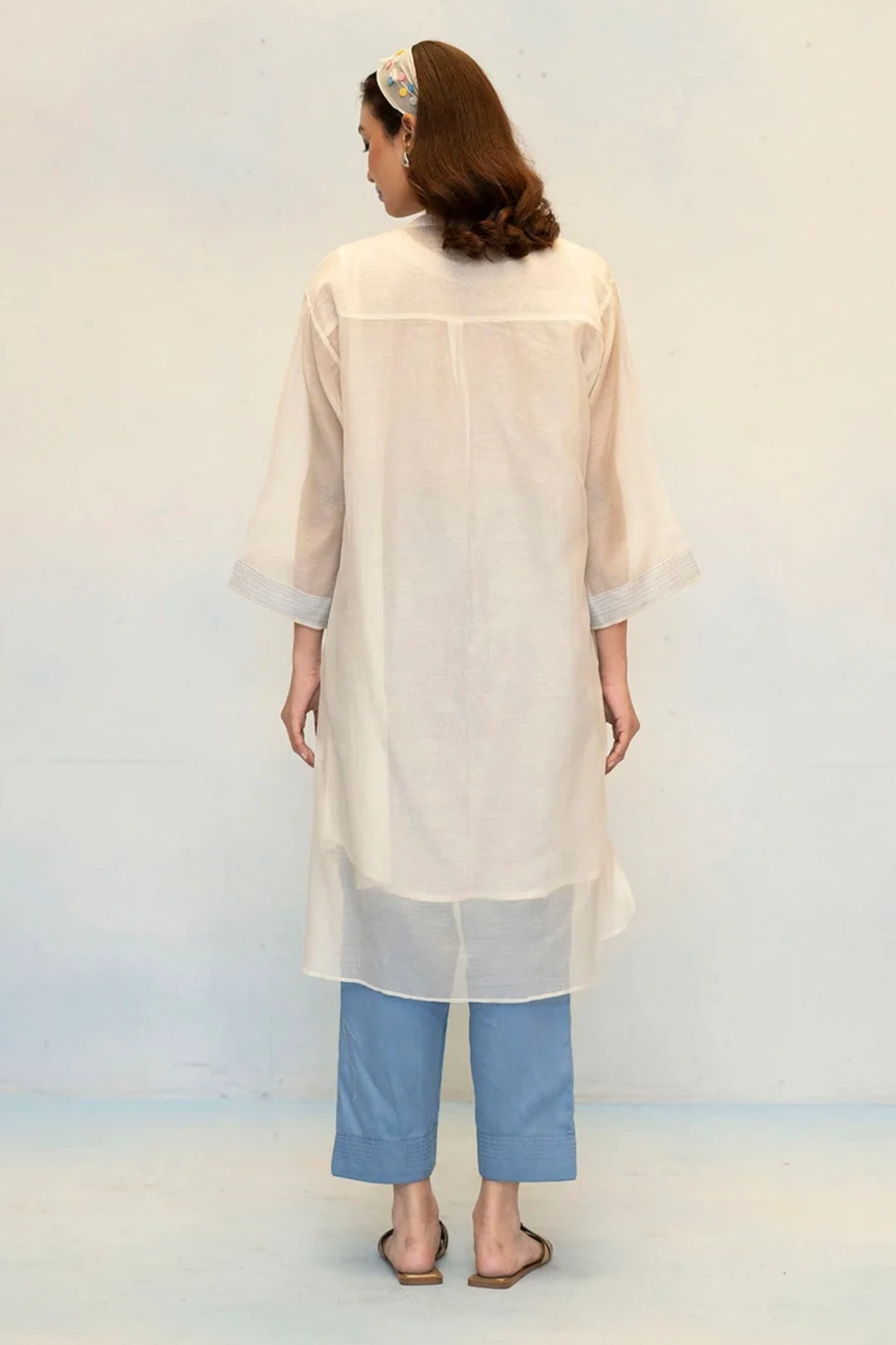 Rosh Mul Chanderi Co-ord Set