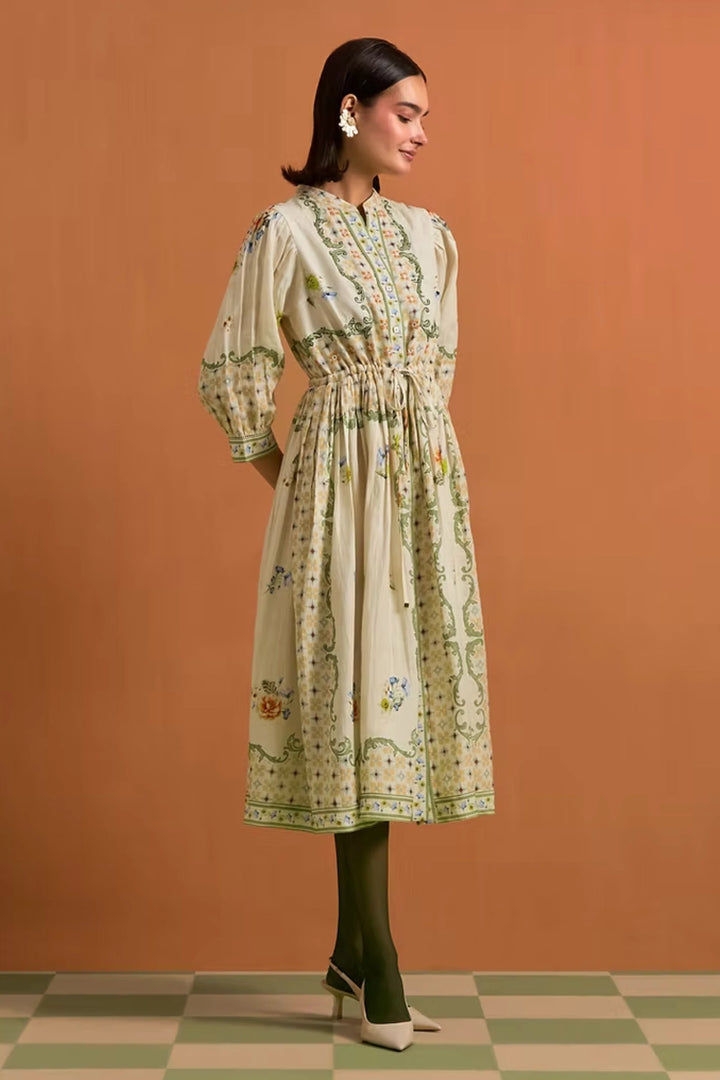Verdant String Dress - Ivory