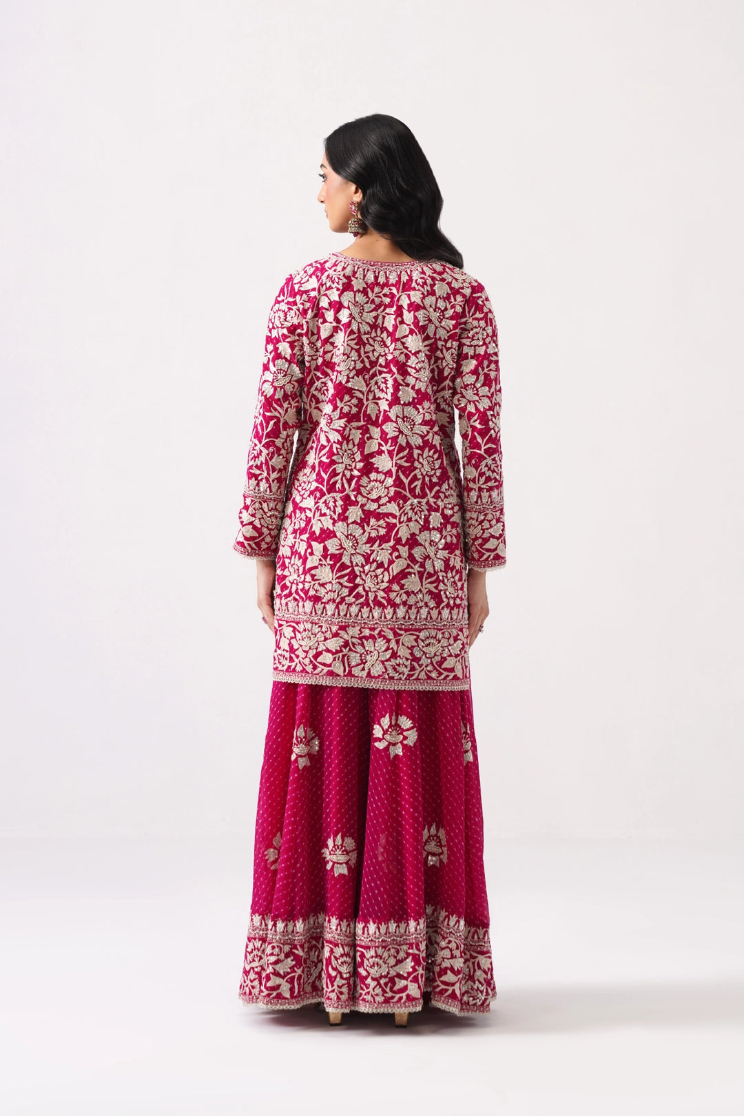 Pink Sharara Set