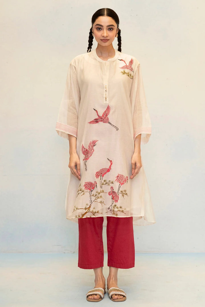 Rosh Mul Chanderi Co-ord Set