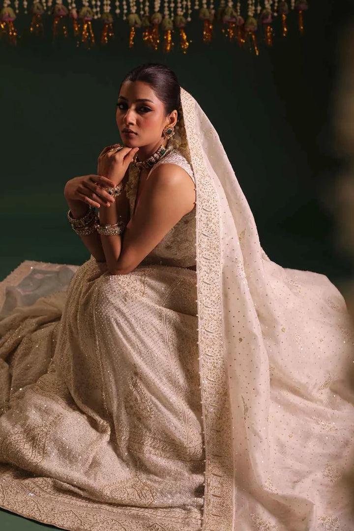 Ivory Pure and Premium Georgette Lehenga and Dupatta Set