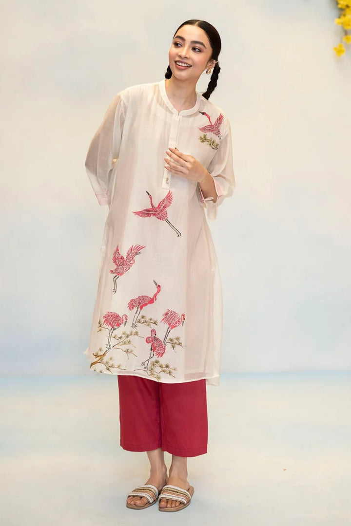 Rosh Mul Chanderi Co-ord Set