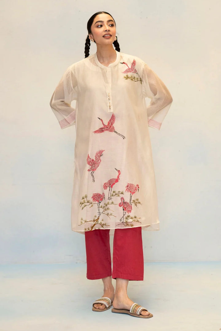 Rosh Mul Chanderi Co-ord Set