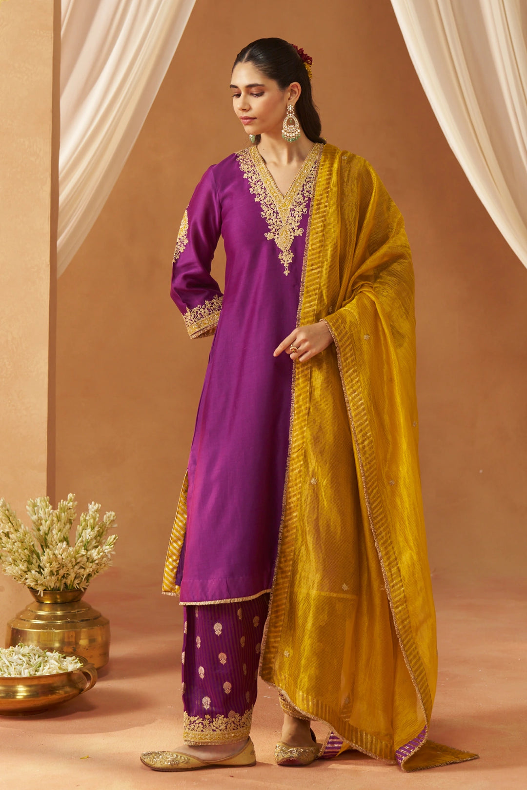 Liana Deep Chauga with Salwar and Dupatta