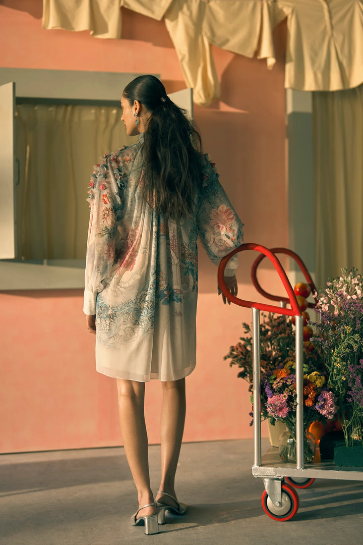Porto Cipher Mist Dress
