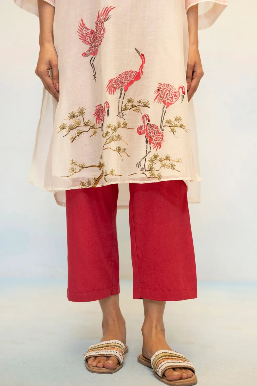 Rosh Mul Chanderi Co-ord Set