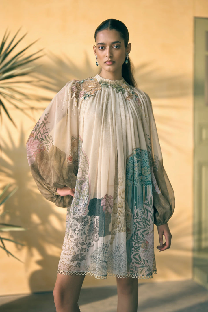 Porto Solstice Pleated Dress