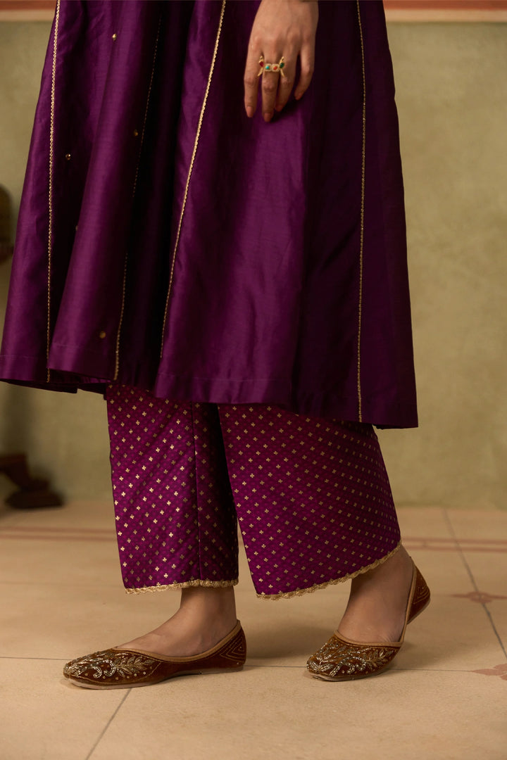 Purple Kurta Set