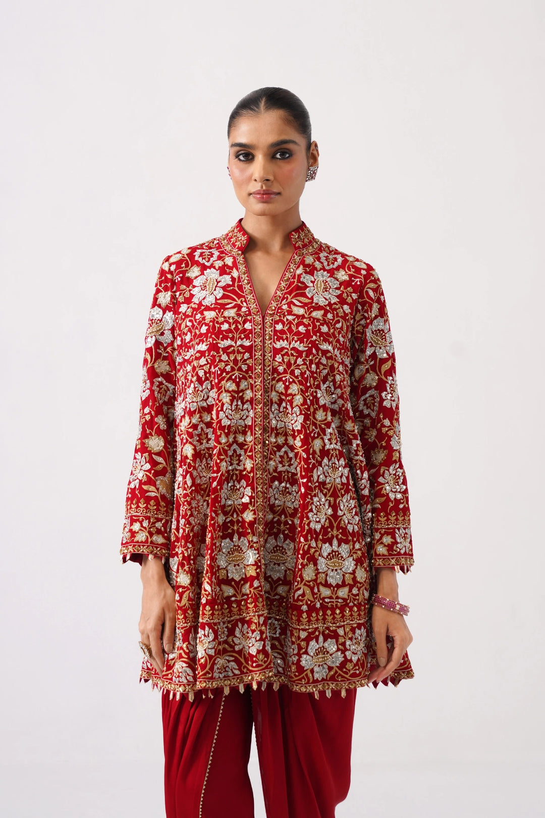 Zaar Bagh - Babydoll - Red