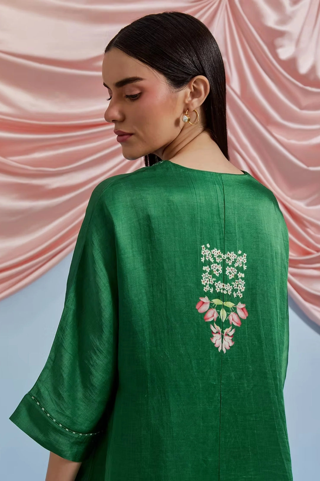 Amore Kurta Set - Forest Green
