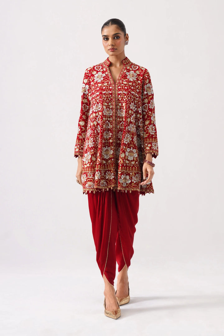 Zaar Bagh - Babydoll - Red