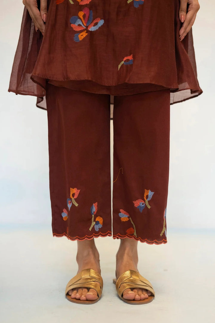 Aab Mul Chanderi Co-ord Set